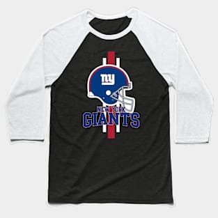 New York Giants Football - Helmet Baseball T-Shirt